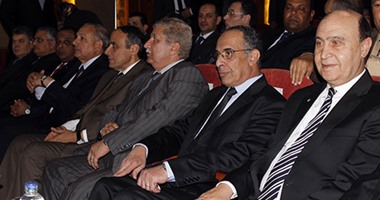 مهاب مميش يستقبل وزير العدل خلال زيارته لمبنى هيئة قناة السويس  