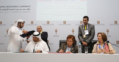 اتفاقية تعاون ثلاثى بين مصر والإمارات وفرنسا على هامش المؤتمر الاقتصادى  اليوم السابع