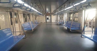 مستخدمو فيس بوك يتداولون صورا لقطار المترو المكيف بخط المرج  اليوم السابع