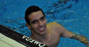 السباح أحمد أكرم يفوز بجائزة الإبداع الرياضى من الإمارات 