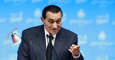 حسنى مبارك رئيس مصر السابق