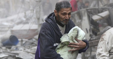 313 مدنيا لقوا حتفهم فى سوريا منذ مطلع العام بسبب نقص الغذاء والدواء 