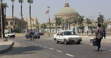 انتظام حركة المرور بمحاور وميادين القاهرة والجيزة 