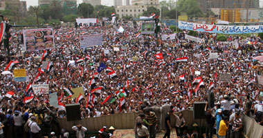 ميدان التحرير أثناء ثورة 25 يناير 