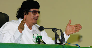 الرئيس الليبى معمر القذافى
